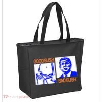 Good Bush Bad Bush Funny Tote Bag thumb 2