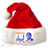 Good Bush Bad Bush Funny Santa Hat thumb 0