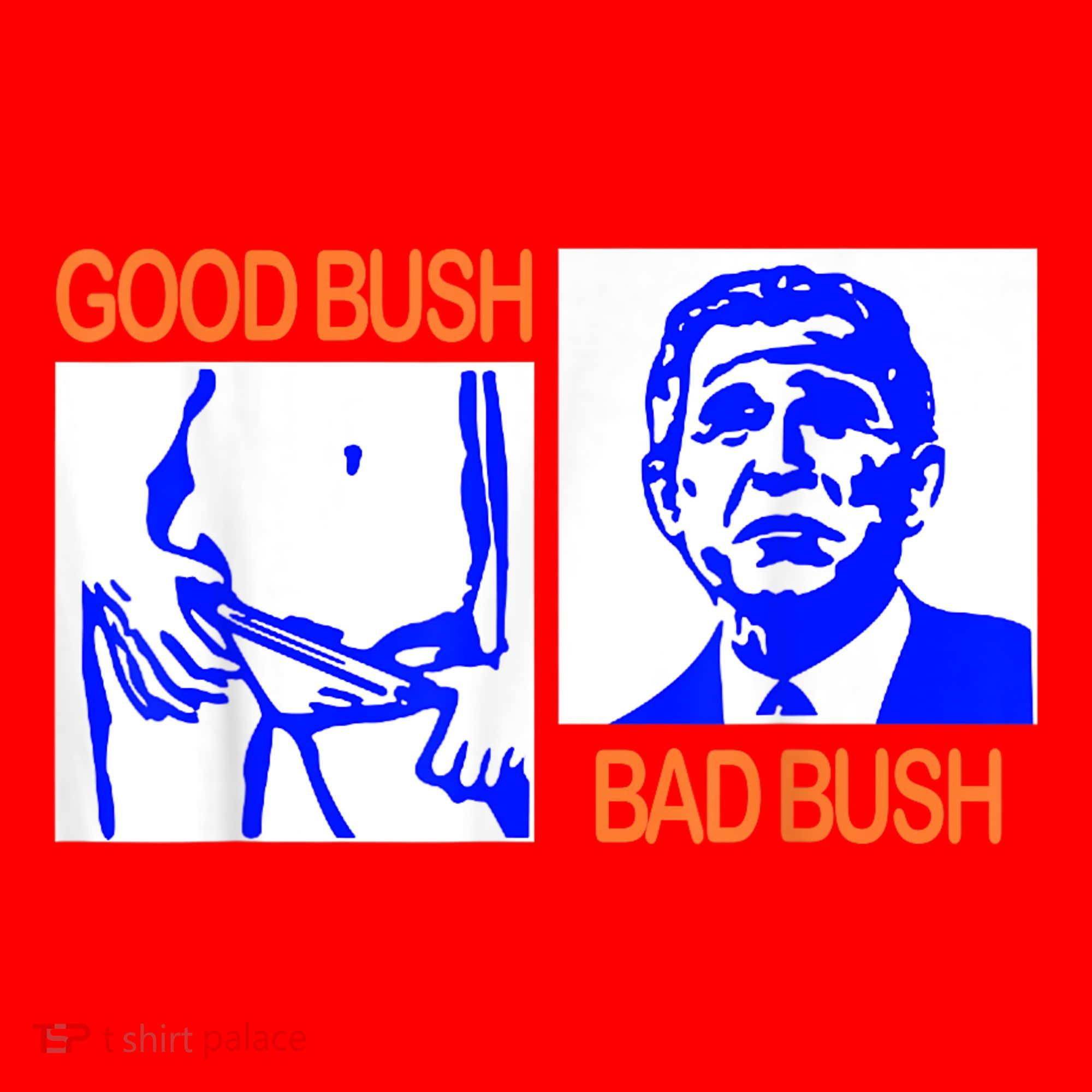 Good Bush Bad Bush Funny Santa Hat