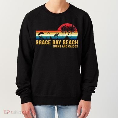 Grace Bay Beach Turks & Caicos Sea Turtle Women's Sweatshirt