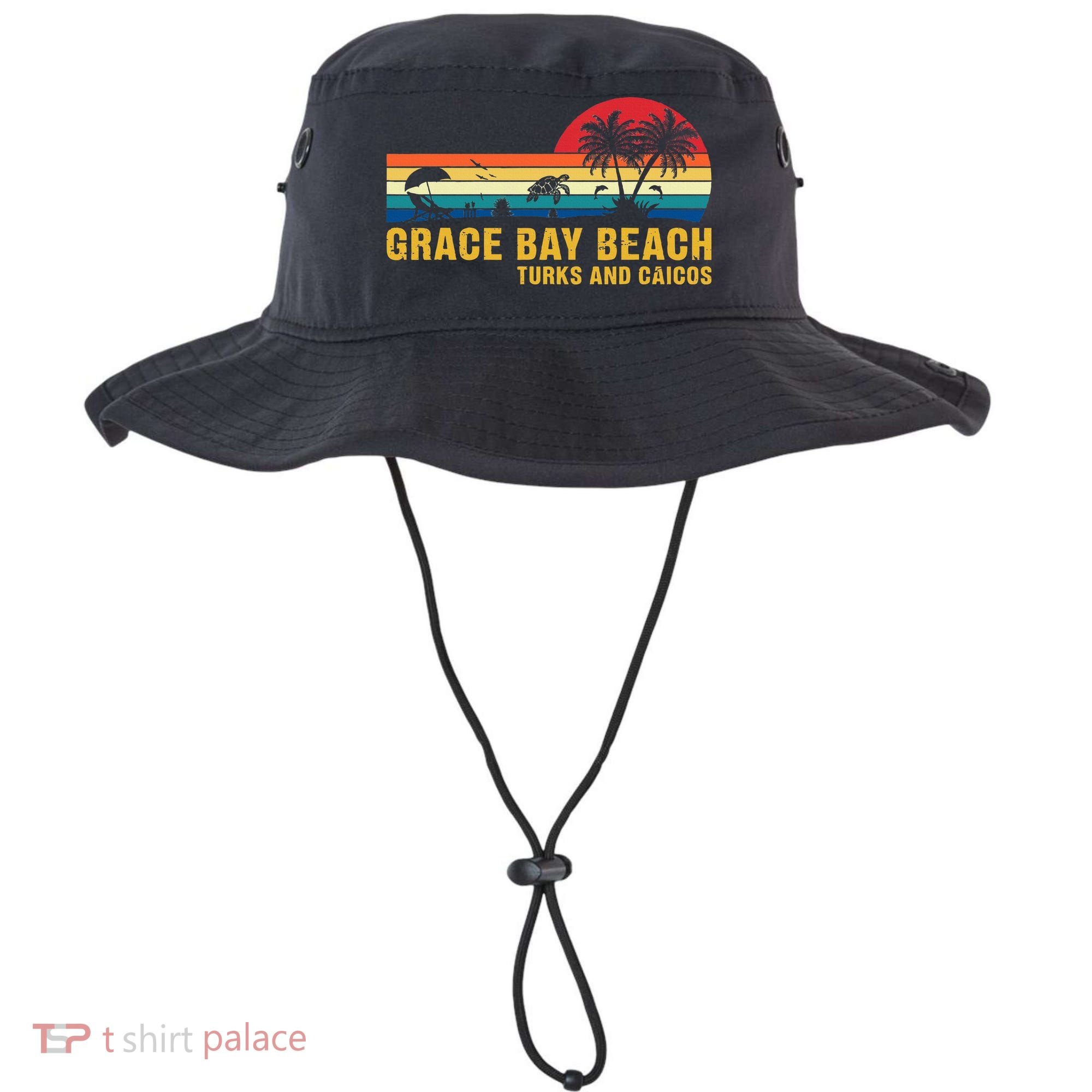 Grace Bay Beach Turks & Caicos Sea Turtle Bucket Hat