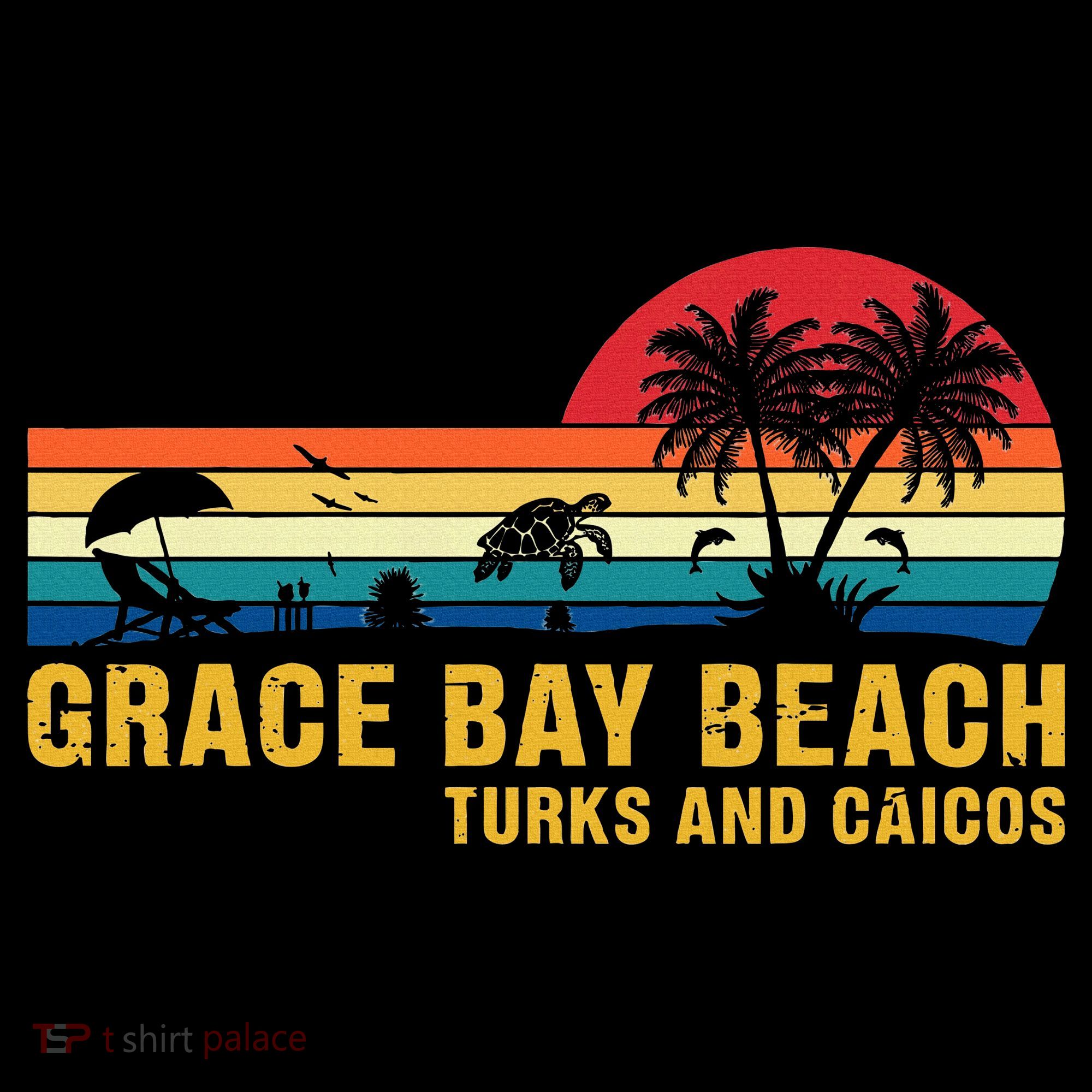 Grace Bay Beach Turks & Caicos Sea Turtle Women's Hoodie