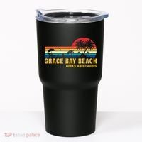 Grace Bay Beach Turks & Caicos Sea Turtle Tumbler thumb 0