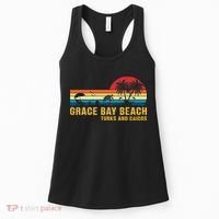 Grace Bay Beach Turks & Caicos Sea Turtle Women's Tank Top thumb 0