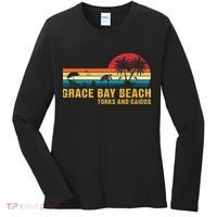 Grace Bay Beach Turks & Caicos Sea Turtle Women's Long Sleeve Shirt thumb 0