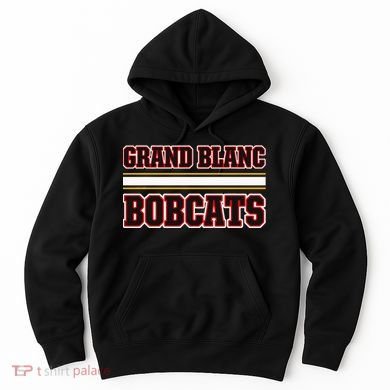 Grand Blanc Bobcats Horizontal Stripes Hoodie