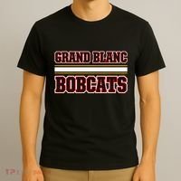 Grand Blanc Bobcats Horizontal Stripes T-Shirt thumb 3