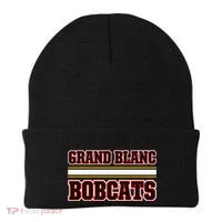 Grand Blanc Bobcats Horizontal Stripes Beanie thumb 0