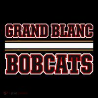 Grand Blanc Bobcats Horizontal Stripes Women's Hoodie thumb 2
