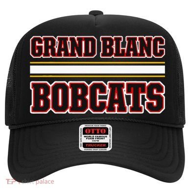 Grand Blanc Bobcats Horizontal Stripes Hat