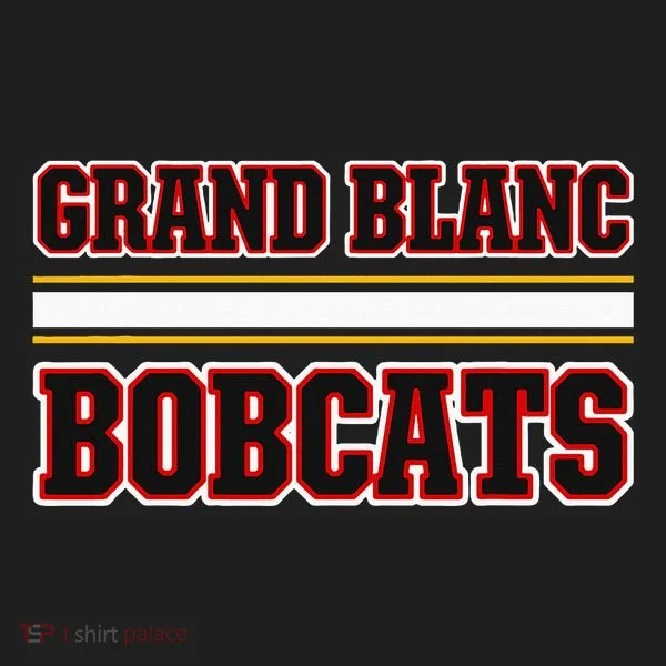 Grand Blanc Bobcats Horizontal Stripes Hat