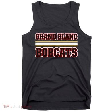 Grand Blanc Bobcats Horizontal Stripes Tank Top