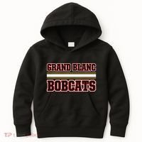 Grand Blanc Bobcats Horizontal Stripes Kids Hoodie thumb 0