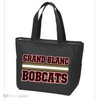 Grand Blanc Bobcats Horizontal Stripes Tote Bag thumb 3
