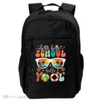 Groovy Bye Bye School Hello Pool Last Day Of School Summer Backpack thumb 0