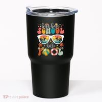 Groovy Bye Bye School Hello Pool Last Day Of School Summer Tumbler thumb 0