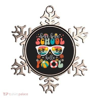 Groovy Bye Bye School Hello Pool Last Day Of School Summer Ornament