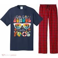 Groovy Bye Bye School Hello Pool Last Day Of School Summer Pajama Set thumb 0