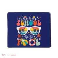 Groovy Bye Bye School Hello Pool Last Day Of School Summer Mousepad thumb 0