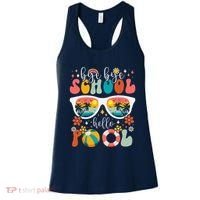 Groovy Bye Bye School Hello Pool Last Day Of School Summer Women's Tank Top thumb 0