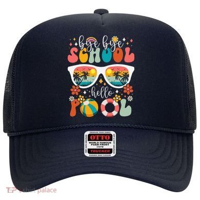 Groovy Bye Bye School Hello Pool Last Day Of School Summer Hat
