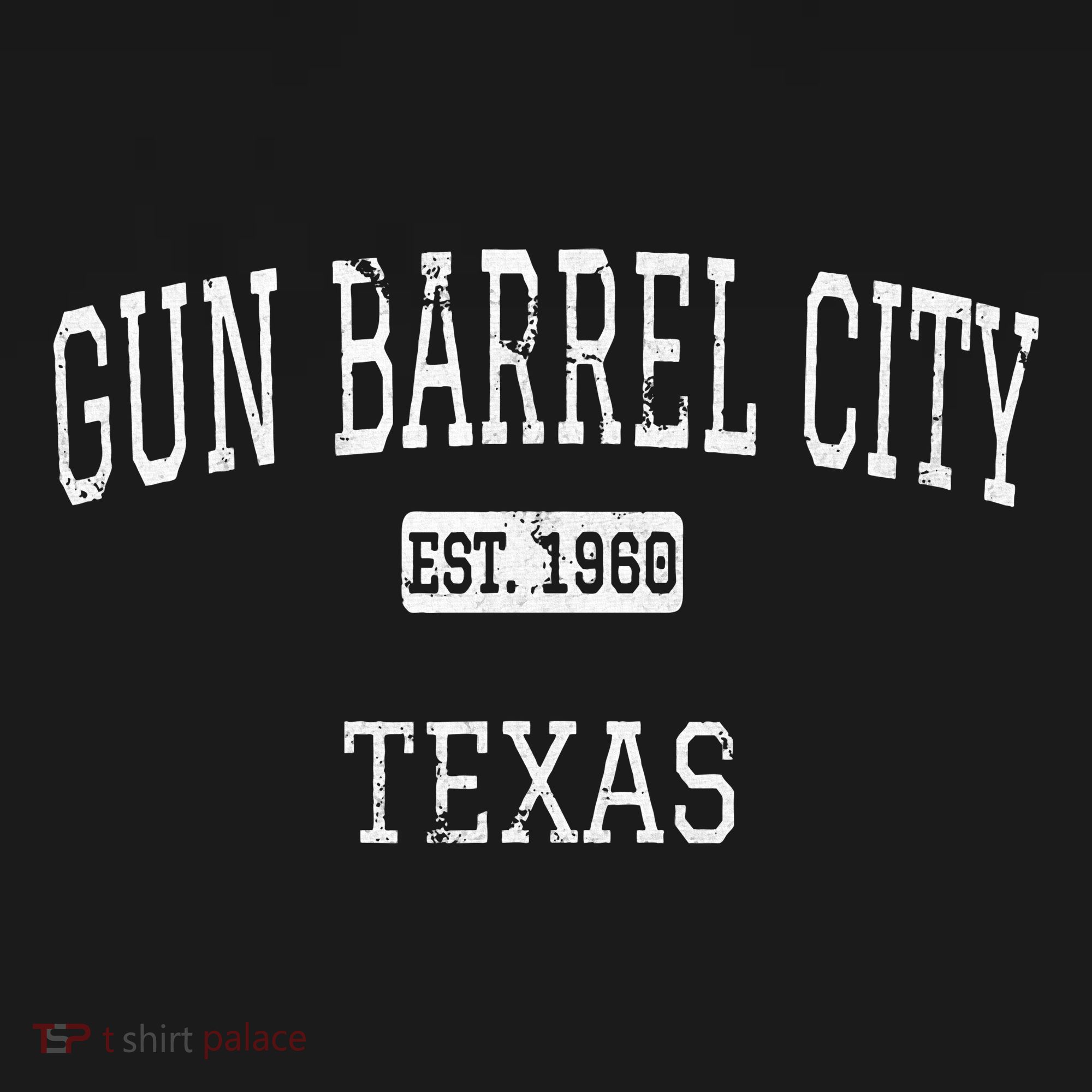 Gun Barrel City Texas Tx Vintage T-Shirt