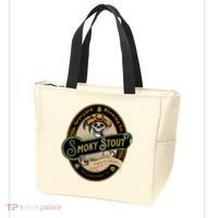 Graveyard Brewery Craft Beer Label Skeleton With Cigar Tote Bag thumb 3