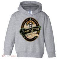 Graveyard Brewery Craft Beer Label Skeleton With Cigar Toddler Hoodie thumb 0
