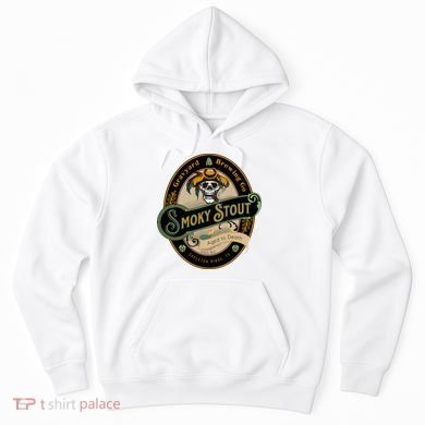 Graveyard Brewery Craft Beer Label Skeleton With Cigar Hoodie