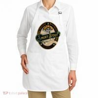 Graveyard Brewery Craft Beer Label Skeleton With Cigar Apron thumb 2