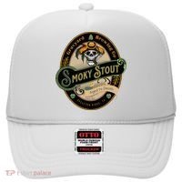 Graveyard Brewery Craft Beer Label Skeleton With Cigar Hat thumb 0