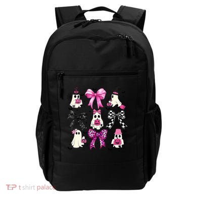 Ghost Bow Coquette Halloween Spooky Season Backpack