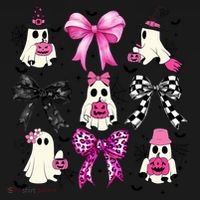Ghost Bow Coquette Halloween Spooky Season Backpack thumb 2