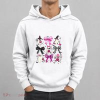 Ghost Bow Coquette Halloween Spooky Season Hoodie thumb 0