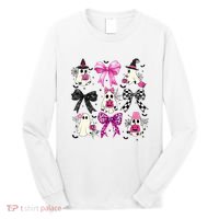 Ghost Bow Coquette Halloween Spooky Season Long Sleeve Shirt thumb 0