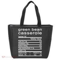 Green Bean Casserole Nutrition Facts Label Tote Bag thumb 0