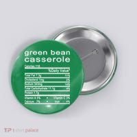 Green Bean Casserole Nutrition Facts Label Button thumb 0