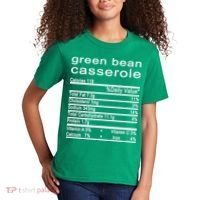 Green Bean Casserole Nutrition Facts Label Kids T-Shirt thumb 2