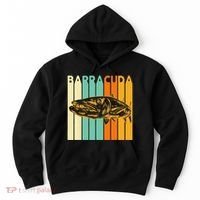 Great Barracuda Cuda Fishing Wildlife Saltwater Fish Art Hoodie thumb 0