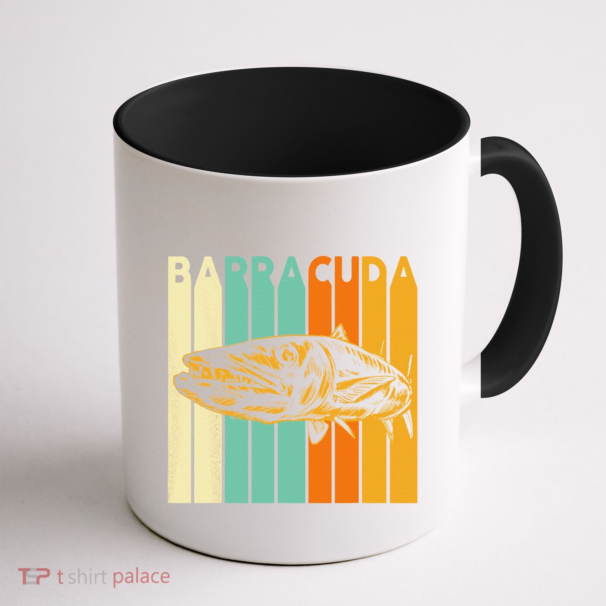 Great Barracuda Cuda Fishing Wildlife Saltwater Fish Art Coffee Mug