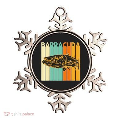 Great Barracuda Cuda Fishing Wildlife Saltwater Fish Art Ornament