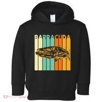 Great Barracuda Cuda Fishing Wildlife Saltwater Fish Art Toddler Hoodie thumb 0