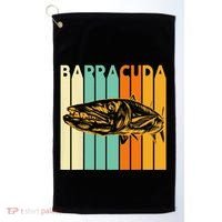 Great Barracuda Cuda Fishing Wildlife Saltwater Fish Art Golf Towel thumb 0
