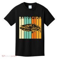Great Barracuda Cuda Fishing Wildlife Saltwater Fish Art Kids T-Shirt thumb 0