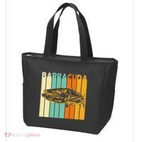 Great Barracuda Cuda Fishing Wildlife Saltwater Fish Art Tote Bag thumb 3
