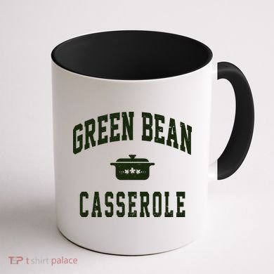 Green Bean Casserole Thanksgiving Cooking Funny Coffee Mug back