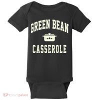 Green Bean Casserole Thanksgiving Cooking Funny Baby Bodysuit thumb 0