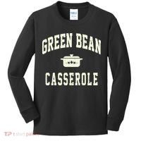 Green Bean Casserole Thanksgiving Cooking Funny Kids Long Sleeve Shirt thumb 0