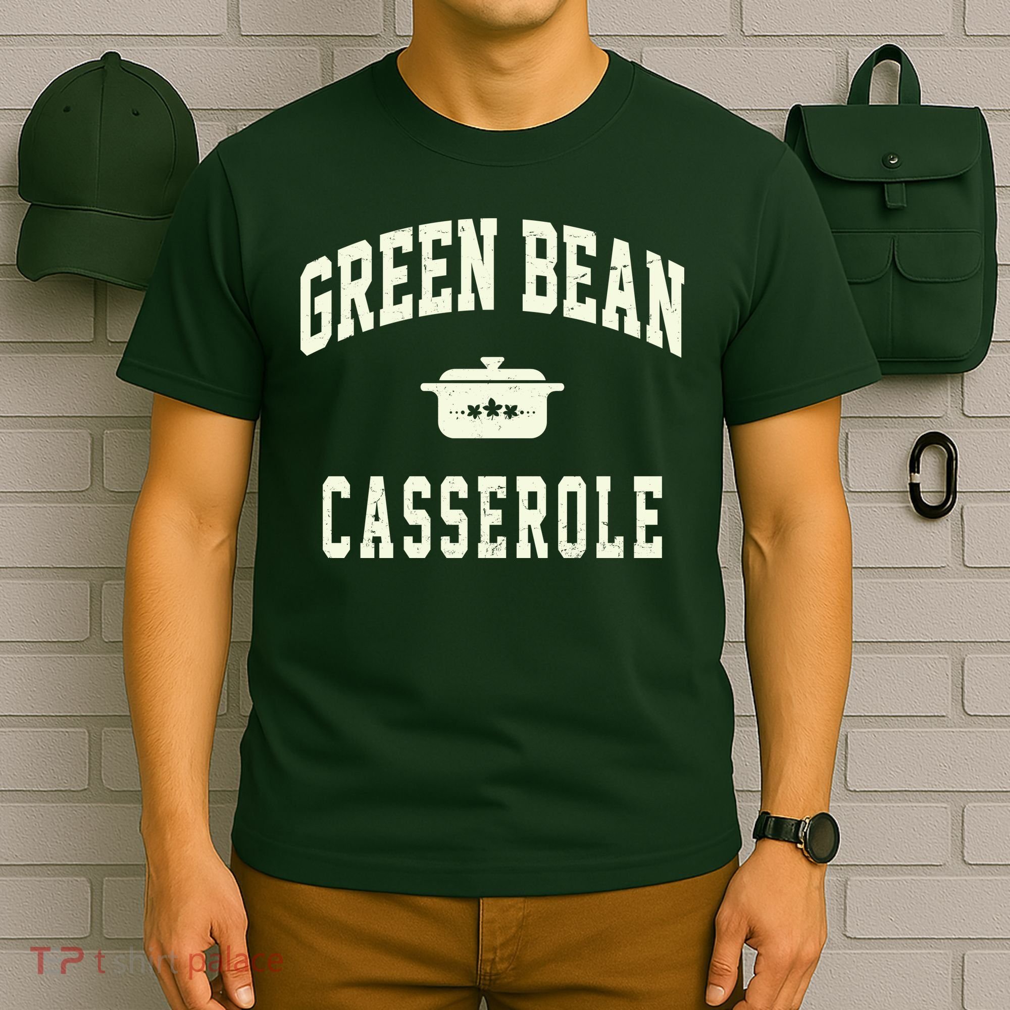 Green Bean Casserole Thanksgiving Cooking Funny T-Shirt