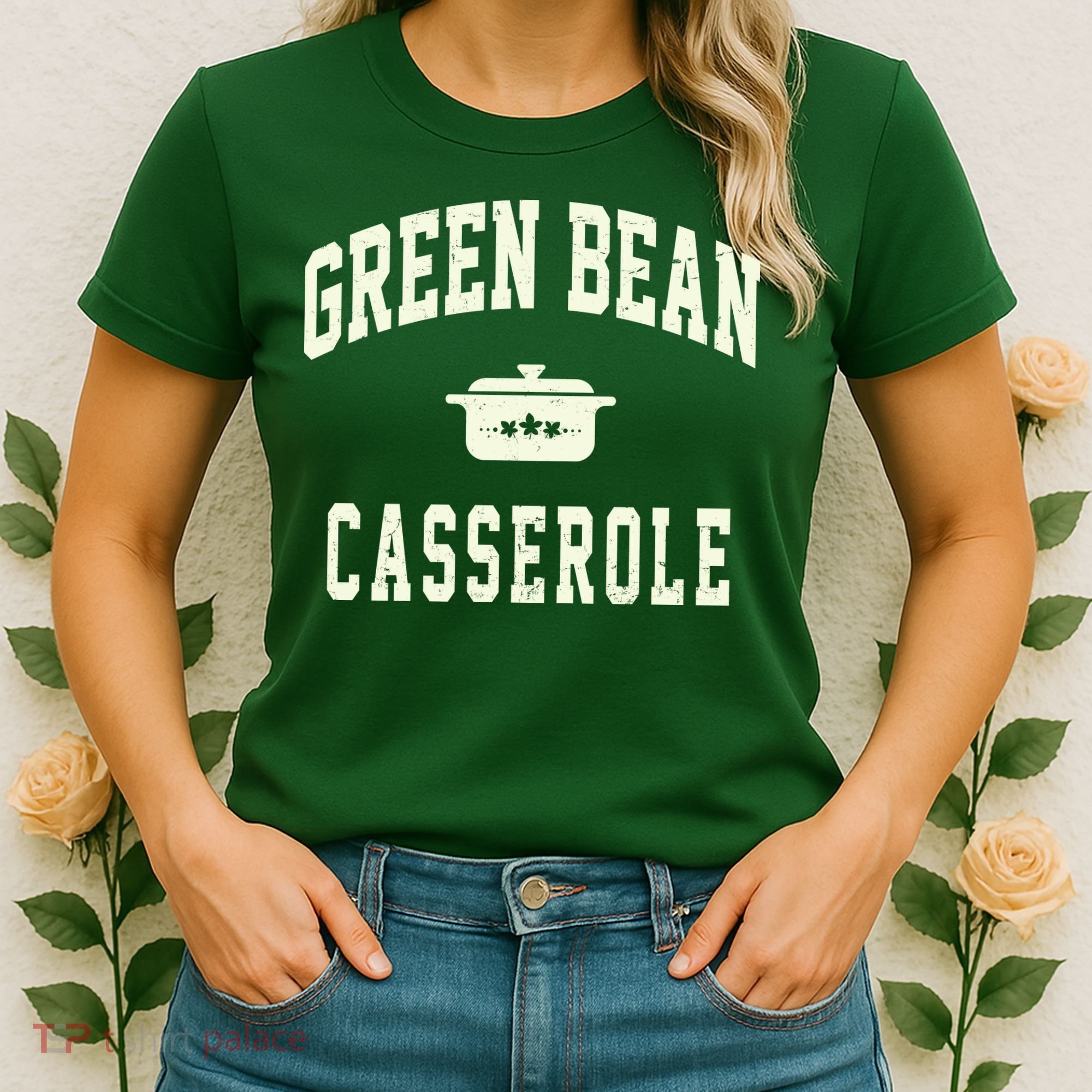 Green Bean Casserole Thanksgiving Cooking Funny Women's T-Shirt